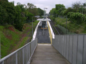 Clayfield Station. Photographs: R Dow 18th November 2010