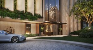 Architectural rendering Kimpton Brisbane Teneriffe - Hotel Arrival