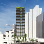 Architectural rendering of Fortis' proposed 12 Kyabra St, Newstead