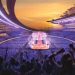 Northshore Vision 2050 - Stadium Concert Mode. Image: The Brisbane Design Alliance