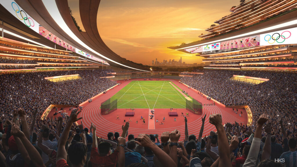 Northshore Vision 2050 - Olympic Mode. Image: The Brisbane Design Alliance