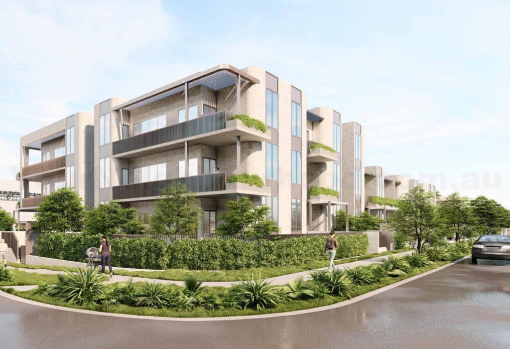 Architectural rendering of Shayher Group's new Apollo Rd residential development