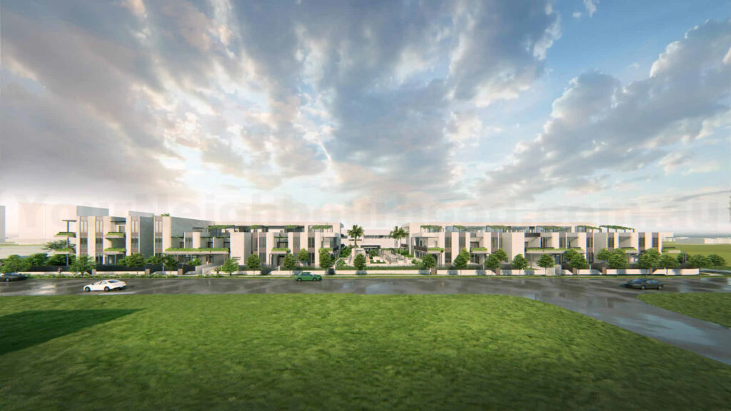 Architectural rendering of Shayher Group's new Apollo Rd residential development