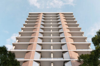 Architectural rendering of the proposed 25 Fortescue St development