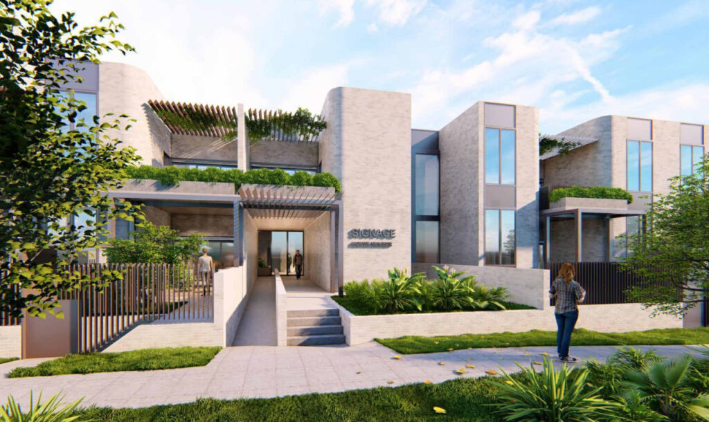 Architectural rendering of Shayher Group's new Apollo Rd residential development