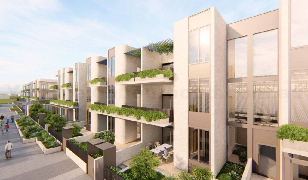 Architectural rendering of Shayher Group's new Apollo Rd residential development