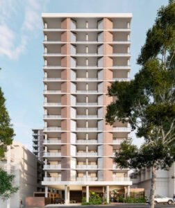 Architectural rendering of the proposed 25 Fortescue St development