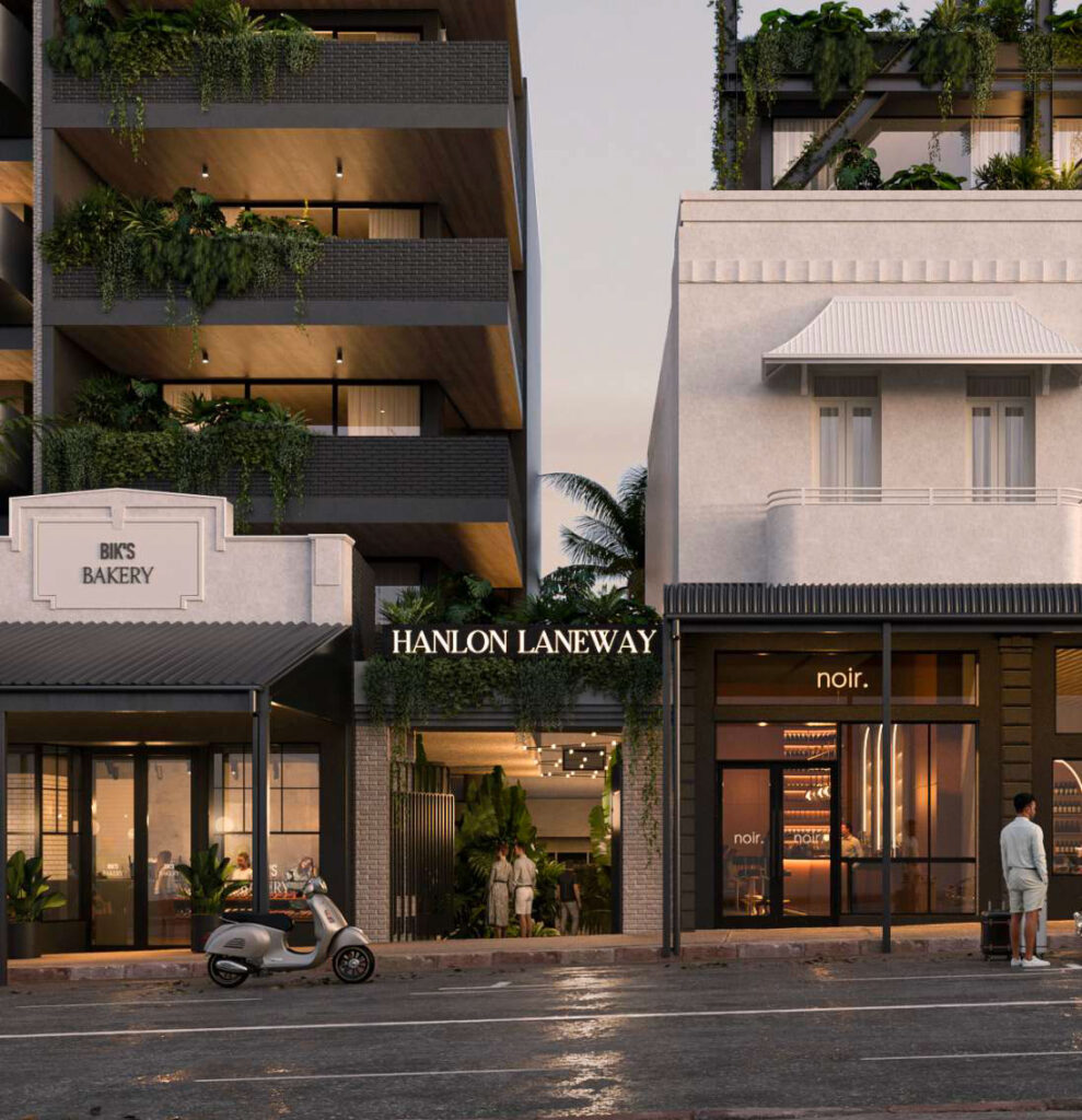 Architectural rendering of the proposed boutique development at 208-220 Given Terrace, Paddington