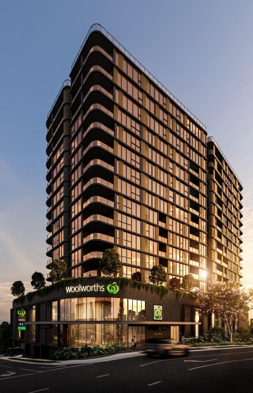 Architectural rendering of Mosaic Property's 'The Bedford'