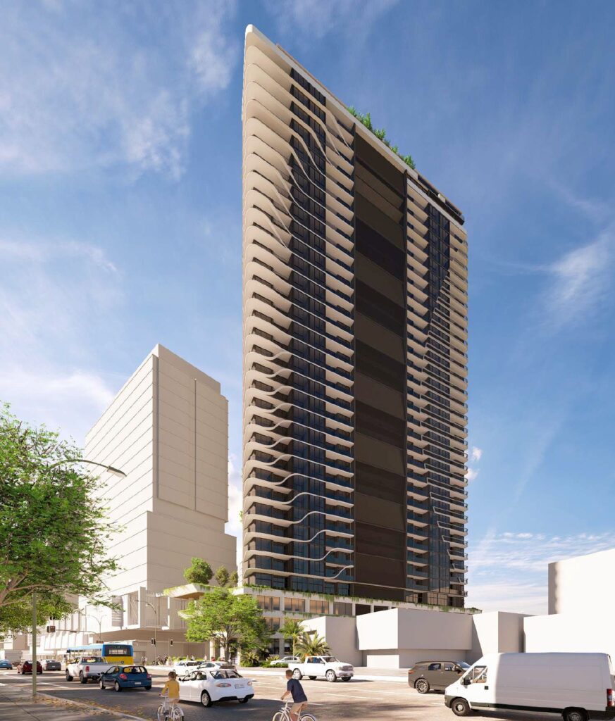 Architectural rendering of the final Tower 8 of South City Square