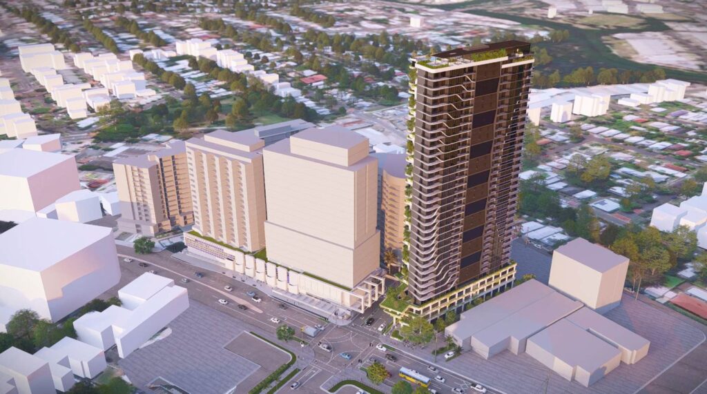 Architectural rendering of the final Tower 8 of South City Square