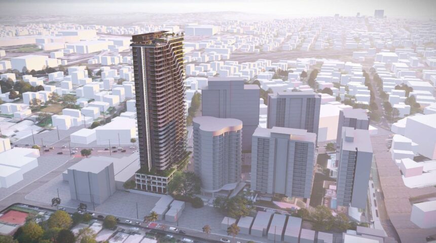 Architectural rendering of the final Tower 8 of South City Square