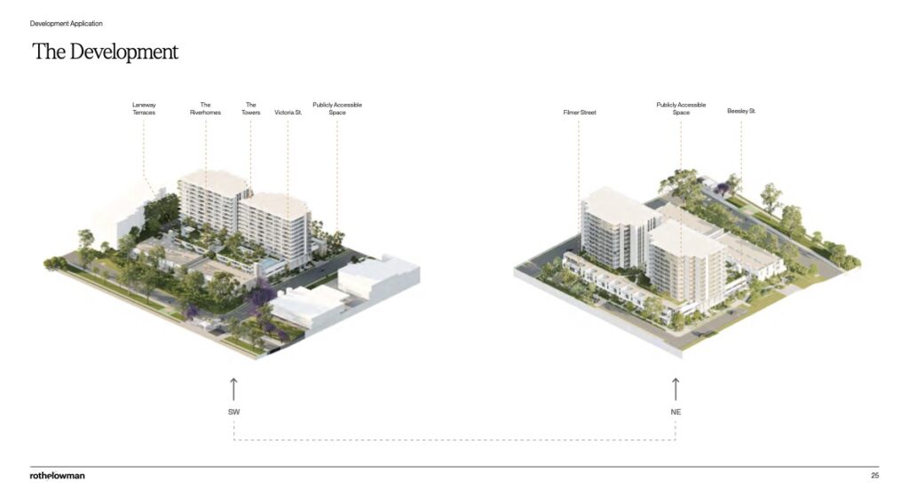 Architectural rendering of 117 Victoria St's proposal by Traders in Purple