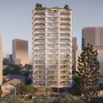 Architectural rendering of the proposed 21-25 Glen Road, Toowong