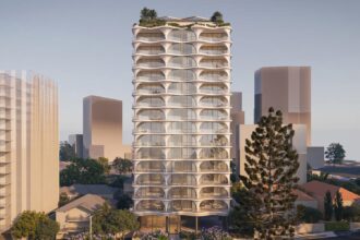 Architectural rendering of the proposed 21-25 Glen Road, Toowong