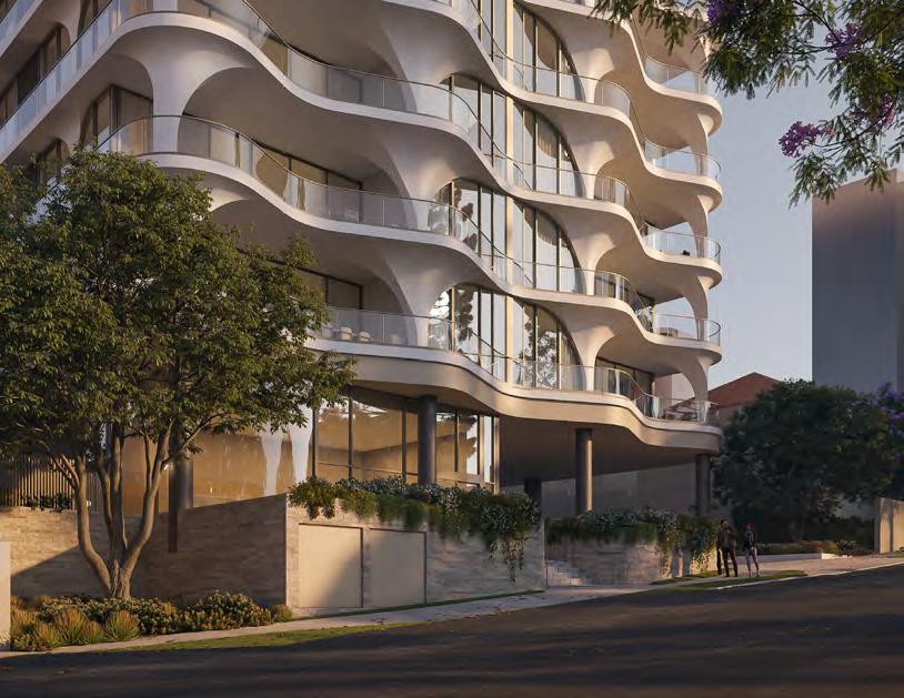 Architectural rendering of the proposed 21-25 Glen Road, Toowong